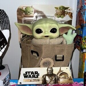 Star Wars The Mandalorian The Child Premium Plush w/ Carry Bag Satchel